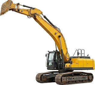 自社施工率を表すイラスト